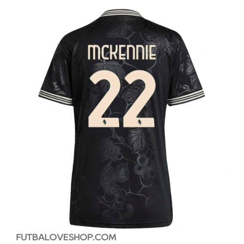 Dres Juventus Weston McKennie #22 Tretina pre Ženy 2025-26 Krátky Rukáv